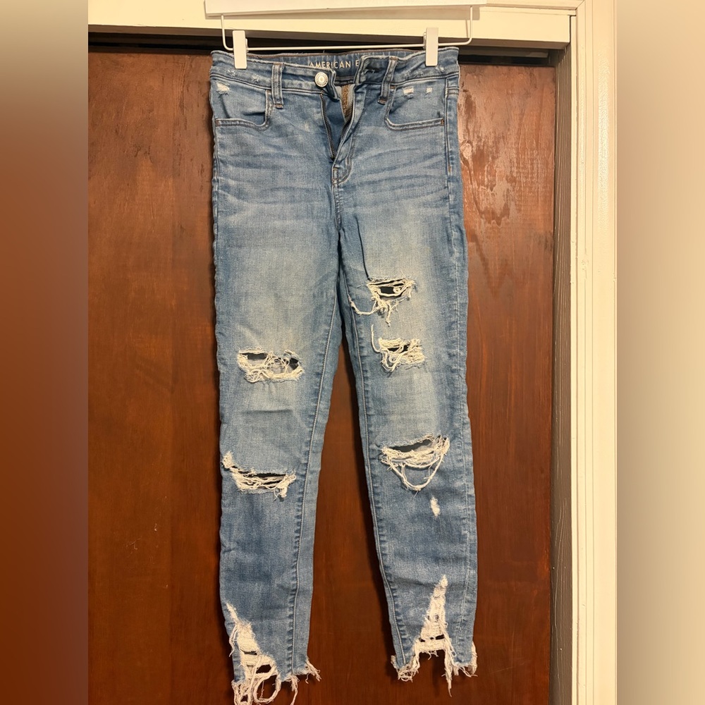 AE Ripped Jegging Crop